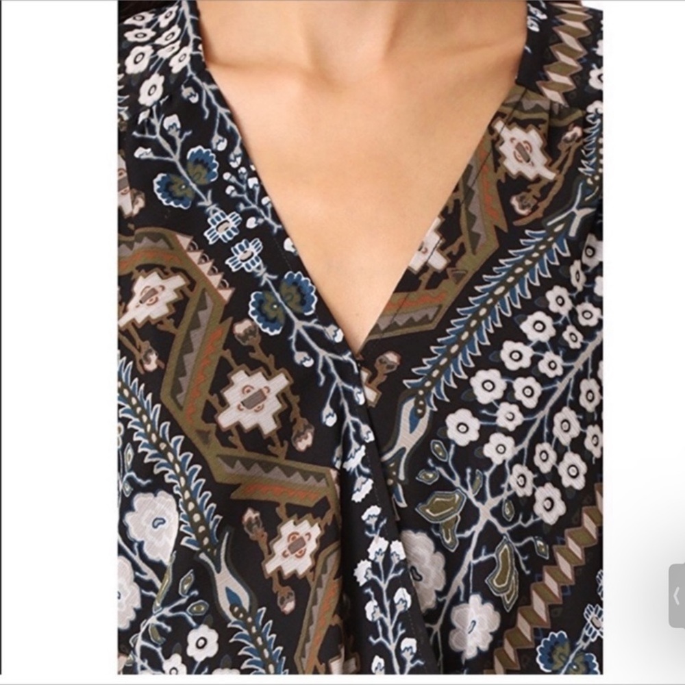 VERONICA BEARD Edison Silk Floral Dress Sz 6 - Picture 3 of 3